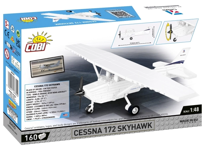 Cobi gradbeni set Cessna 172 Skyhawk 160 kock bel