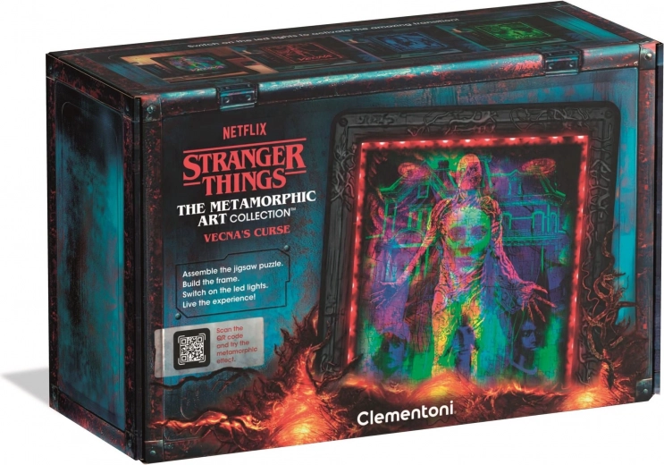 Clementoni svetleče metamorfične puzzle Stranger Things: Veknovo prekletstvo 520 koščkov