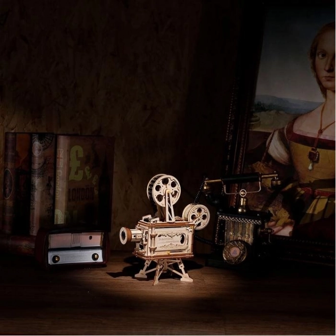 RoboTime 3D lesene mehanske uganke Filmski projektor