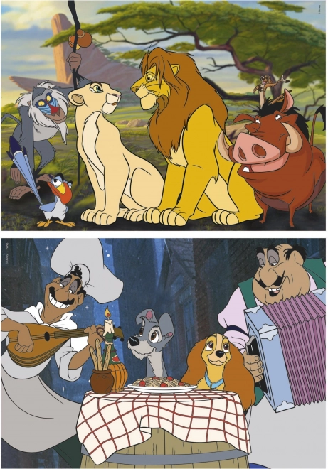 Educa Puzzle Disney Živali 2x48 kosov
