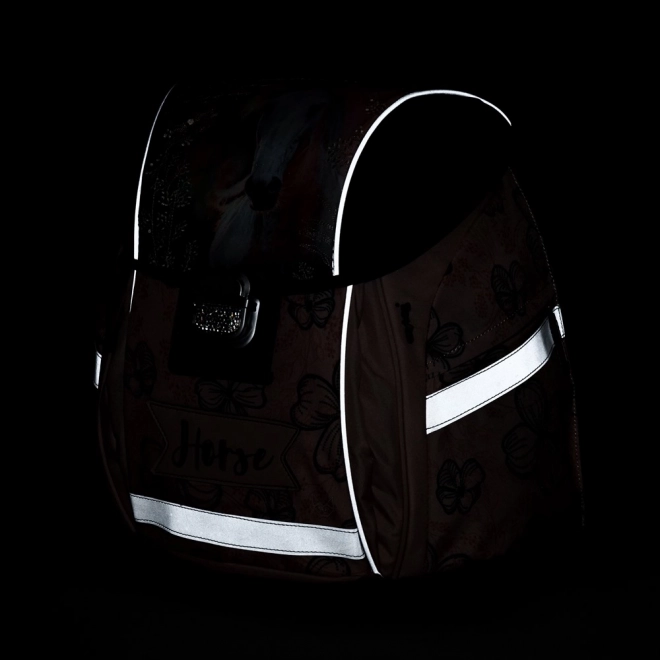 Šolski nahrbtnik PREMIUM LIGHT konj romantik