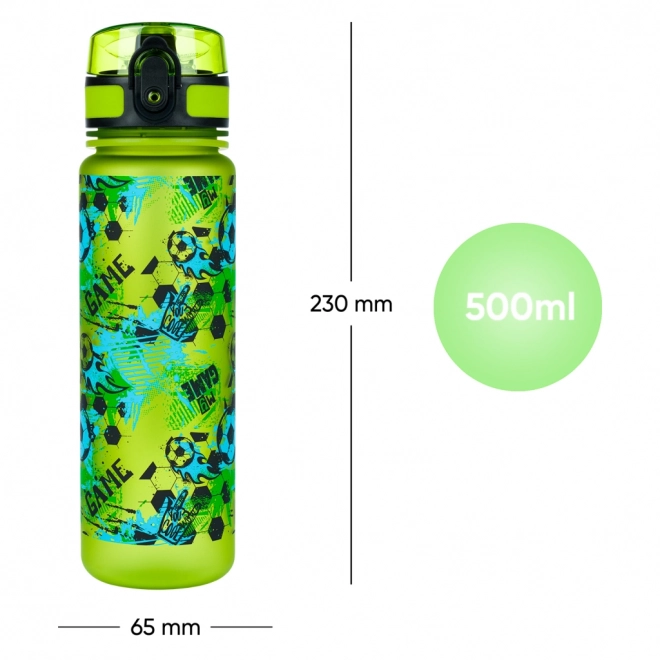 BAAGL Tritan steklenica za pitje Nogometna igra, 500 ml