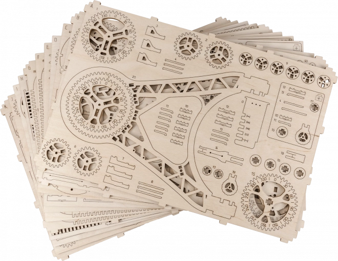 Lesen model ruskega kolesa WOODEN CITY