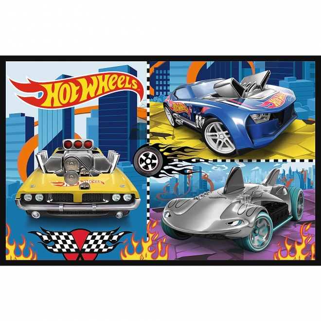 Sestavljanka 2x70 Avtomobili Hot Wheels
