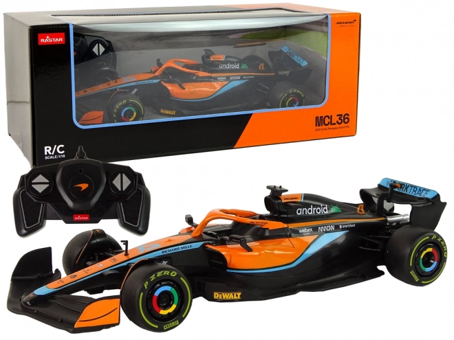 R/C dirkalni avto McLaren F1 1:18 oranžna