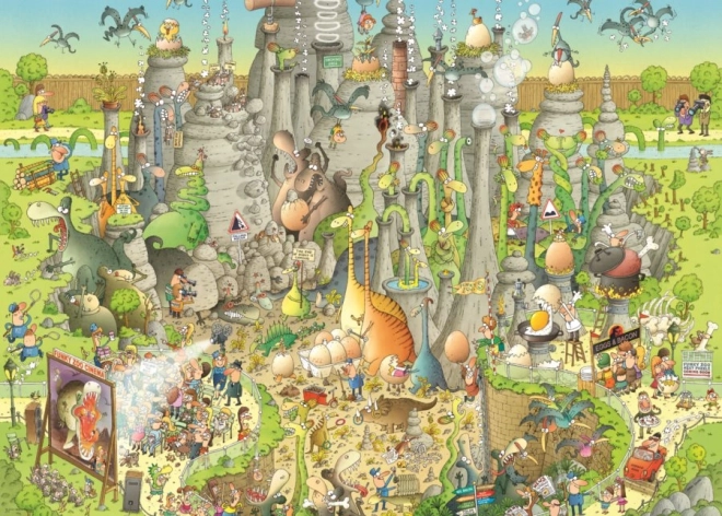 Heye Puzzle Noro ZOO: Razstava Jurski svet 1000 kosov