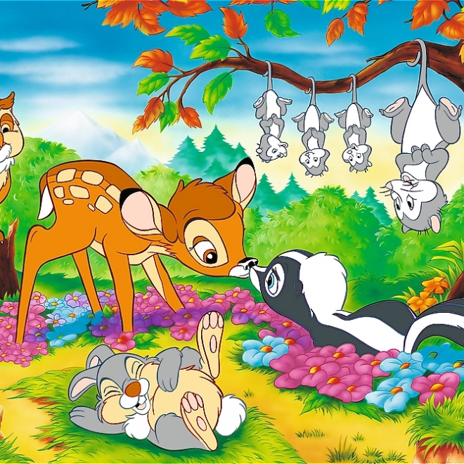 Sestavljanka Bambi in gozdni prijatelji 160 kosov