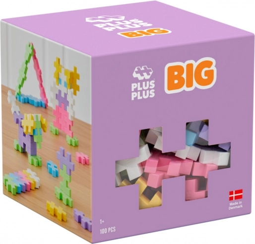 Plus-Plus BIG pastelna sestavljanka 100 kosov