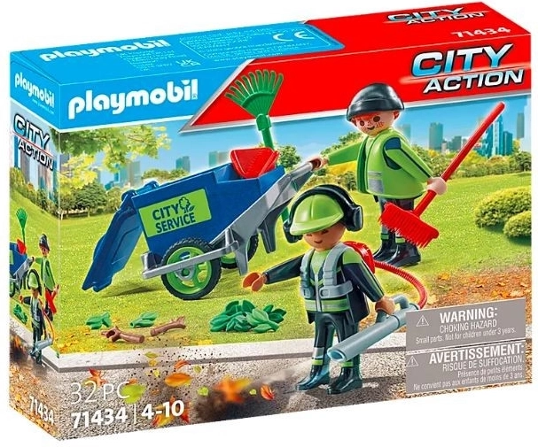 City Action PLAYMOBIL Ekipa za čiščenje mesta - Igralni set