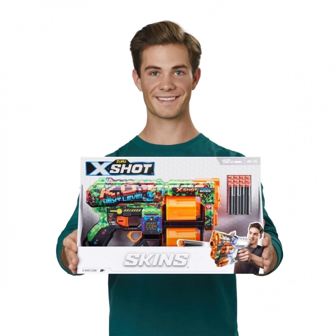 Izstreljevalna pištola X-Shot Skins Dread z 12 puščicami, verzija B