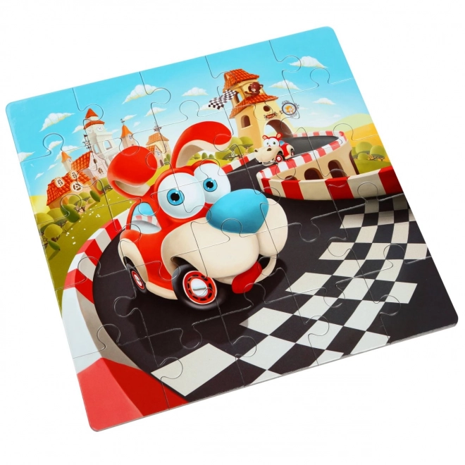 Puzzlika Srečne zgodbe 3 v 1 otroška sestavljanka