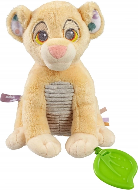 Plišasta aktivna igrača DISNEY Levji kralj Simba z grizalom