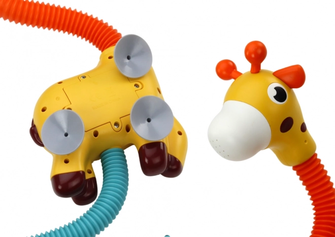Igrača za kad Giraffasta prha rumena