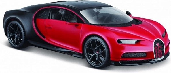 Model avtomobila Bugatti Chiron Sport črno-rdeč
