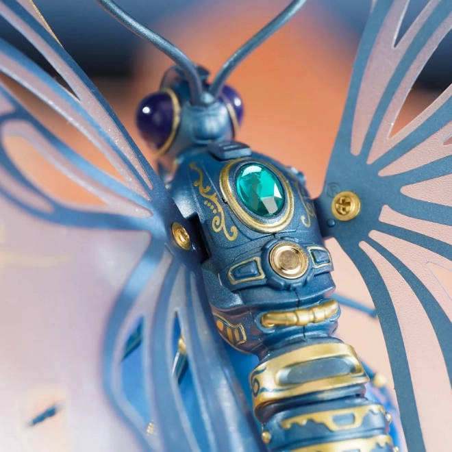 RoboTime 3D mehanska sestavljanka Modri metulj