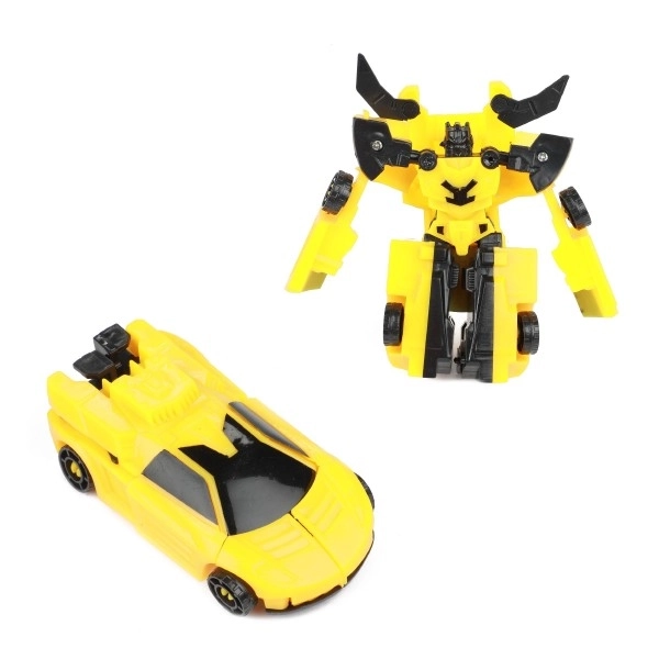Transformersko vozilo/robot iz plastike 10 cm z barvno mešanico v plastični škatlici 5x10,5cm