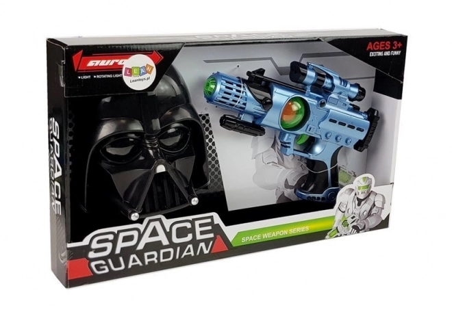 Set mask Laser Gun Cosmos Warrior