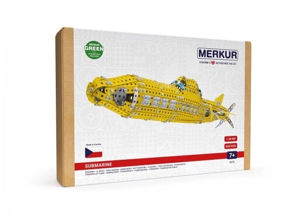 Gradbeni set MERKUR Podmornica 658 delov v škatli 33x23x5,5cm