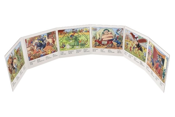 Knjižica harmonika Hroščki na poti 15,5x15cm 24m+