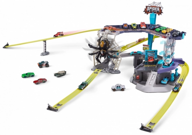 Steza za avtomobile ZURU Metal Machines: Napad Pajka