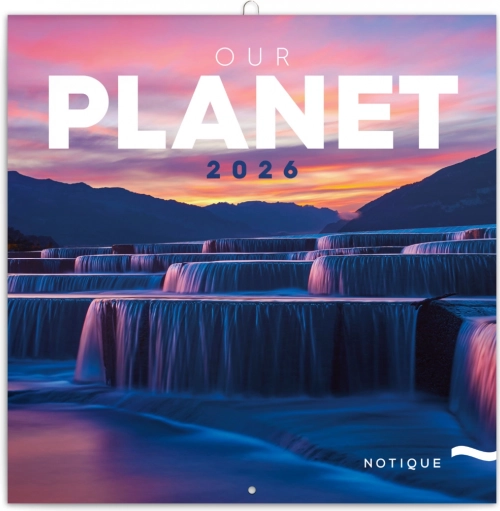 Notique notesni koledar Naš planet 2026, 30 x 30 cm