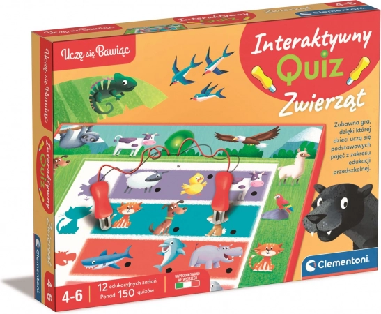 Interaktivni kviz Živali CLEMENTONI (4–6 let)