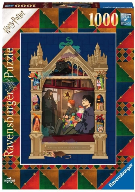 Ravensburger sestavljanka Harry Potter Pot v Bradavičarijo 1000 koščkov