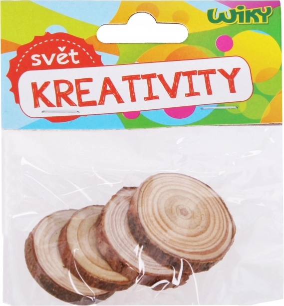 Leseni koluti 3–4 cm, set 4 kos