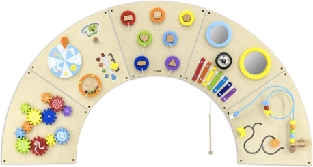 viga montessori stenska didaktična tabla – senzorični lok