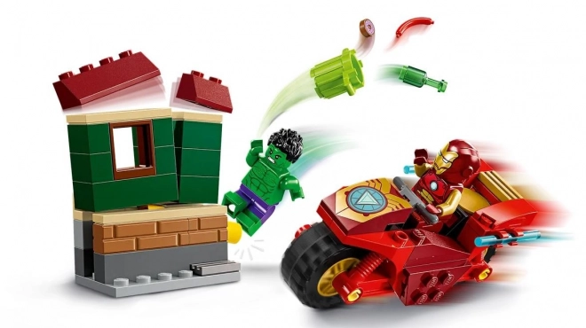 LEGO Marvel Super Heroes 76287 Iron Man z motorjem in Hulk