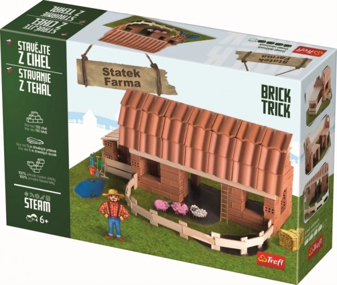 Gradbeni set Kmetija XL TREFL Brick Trick