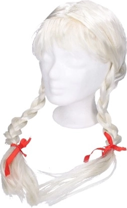 Blond lasulja s kitkami za pust za otroke