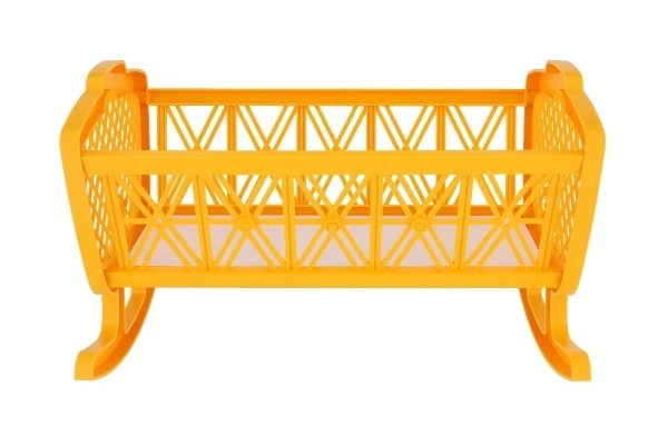 Zibelka za punčke brez kompleta plast 47x35x30cm v škatli 48x32x8cm