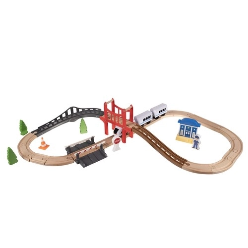 Leseni vlakovni set Kruzzel 22646