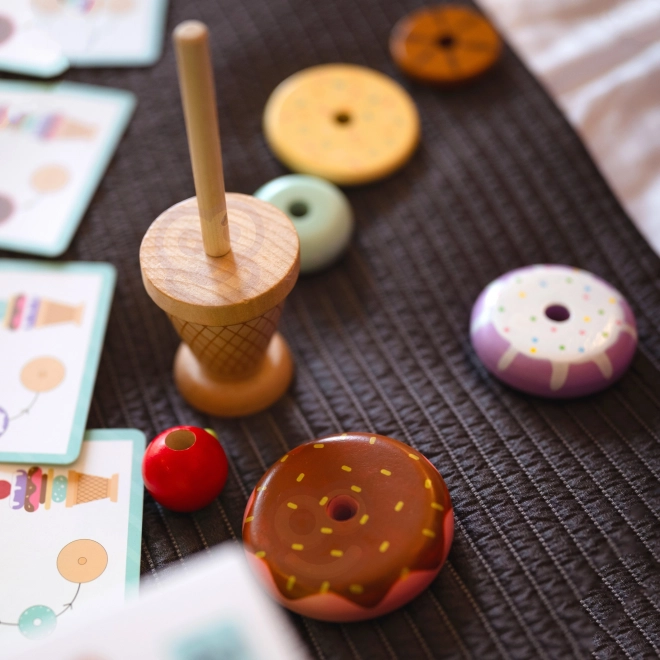Montessori sladoledi Woopie Green leseni