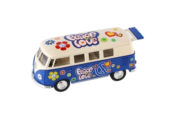 Avtobus Kinsmart VW Klasičen kov/plast 13cm na vzmetni pogon