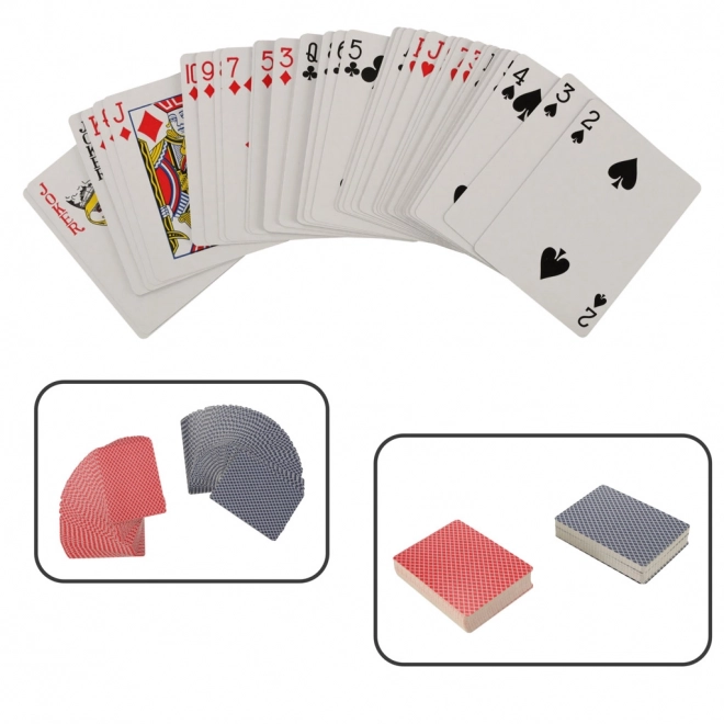 Poker komplet v kovčku 500 žetonov 2 kompleta kart