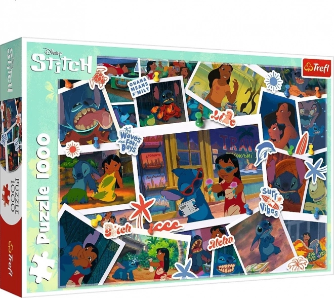 Sestavljanka 1000 koščkov Lilo in Stitch Sladki spomini