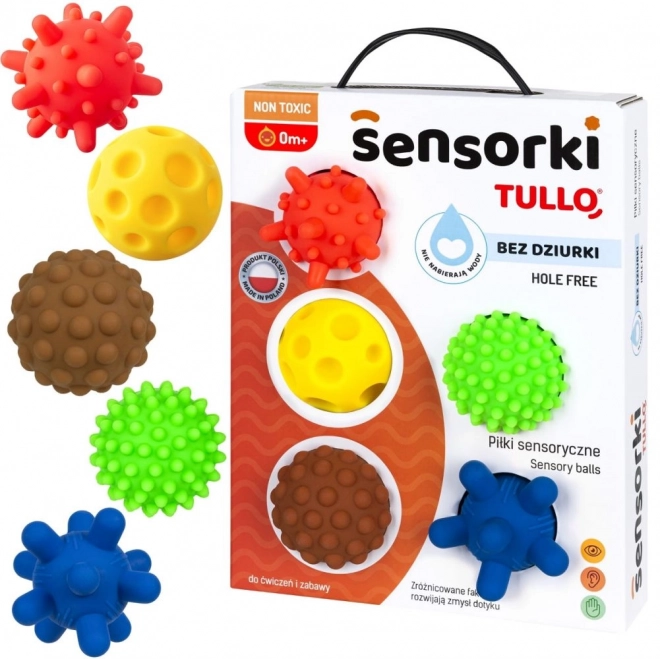 Kreativne senzorične žogice Tullo za otroke