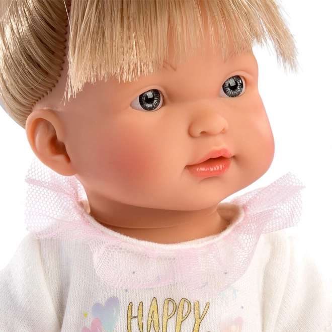 Llorens 28035 VALERIA - realistična punčka s celotelesnim vinilom - 28 cm