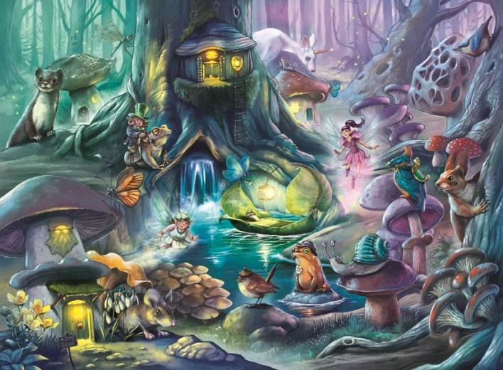 Ravensburger sestavljanka čarobni gozd 150 XXL koščkov