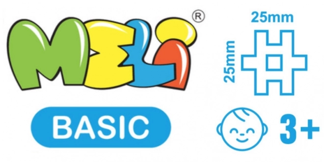 Komplet za sestavljanje Meli Basic Pink - 300 kosov