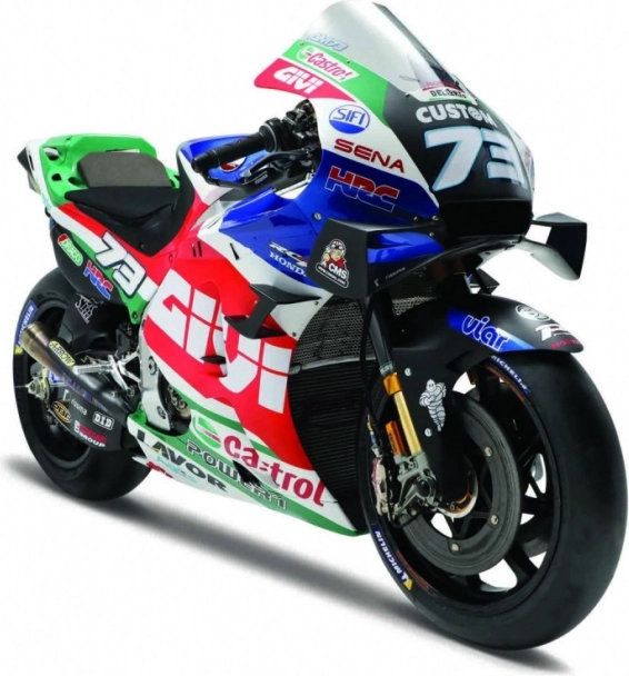 Kovinski model motocikla GP Racing LCR Honda 1:18