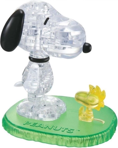 3D Crystal Puzzle Snoopy in Woodstock 41 delov