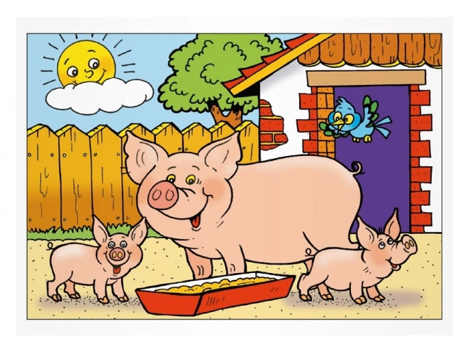 Pobarvanka MFP Domače živali