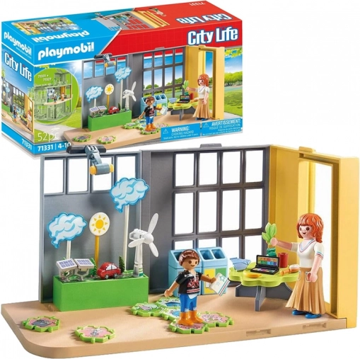 Playmobil šola: pouk o okolju – 52-delni set