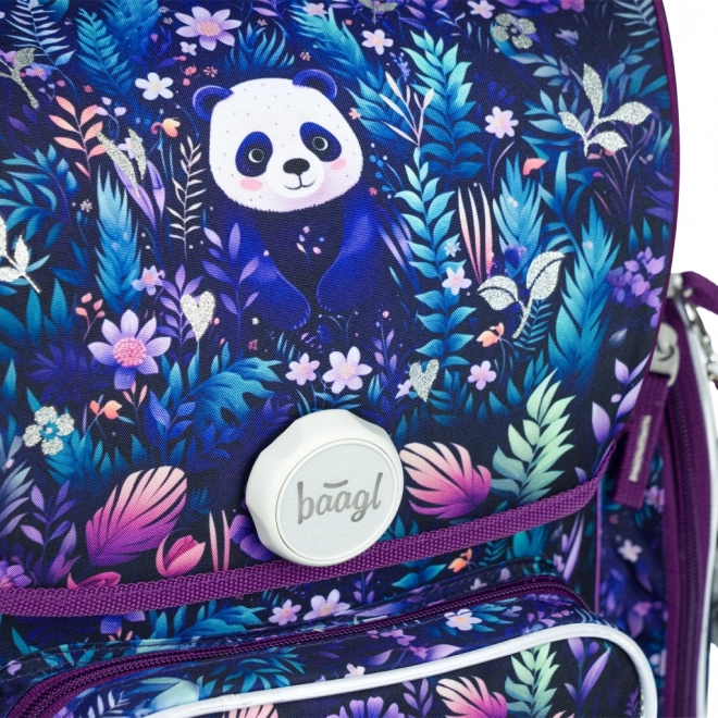 BAAGL Šolska torba Ergo Jungle Panda