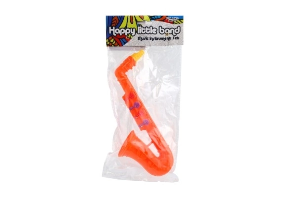Plastični saksofon 24cm 2 barvi v vrečki