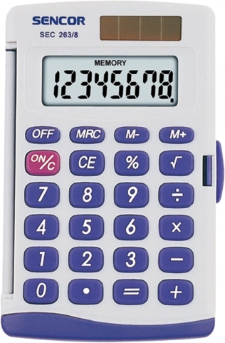Žepni kalkulator SEC 263/8