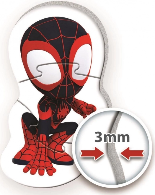 CLEMENTONI Moje prve sestavljanke Spidey in njegovi neverjetni prijatelji 4v1 (3,6,9,12 kosov)